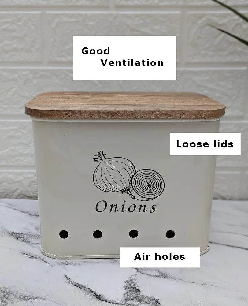 Potato,Onion,Garlic Container(Set of 3)