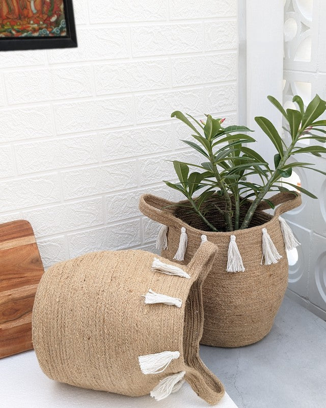 Jute Planter - 12 Inch