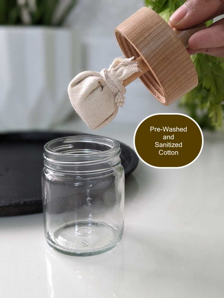 Oil Spreader With Jar For Dosa Pan