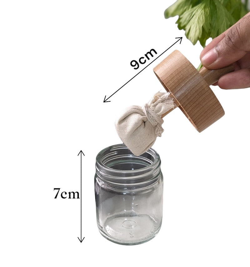 Oil Spreader With Jar For Dosa Pan