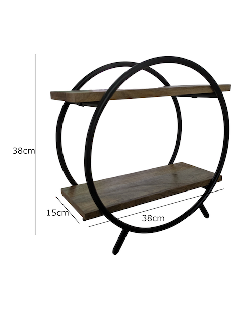 Circular Spacesaver Metal Wood Stand