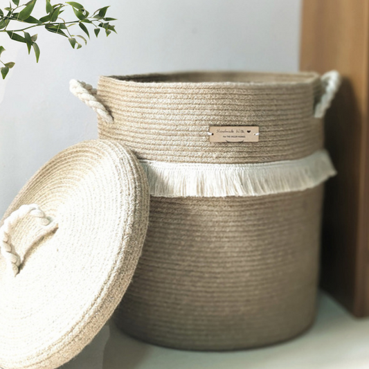Jute Laundry Basket